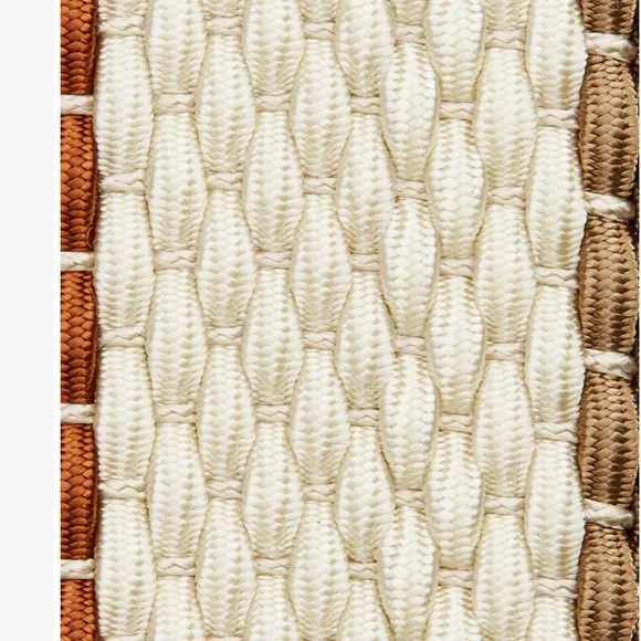 🔥1 Week SALE CANALI MENS WOVEN REVERSIBLE BELT CREAM BEIGE